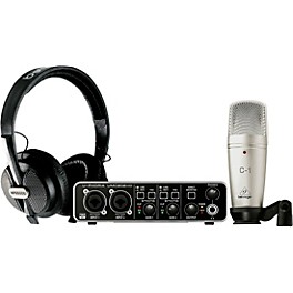 Behringer U-Phoria Studio Pro Complete Recording/Podcasting Bundle