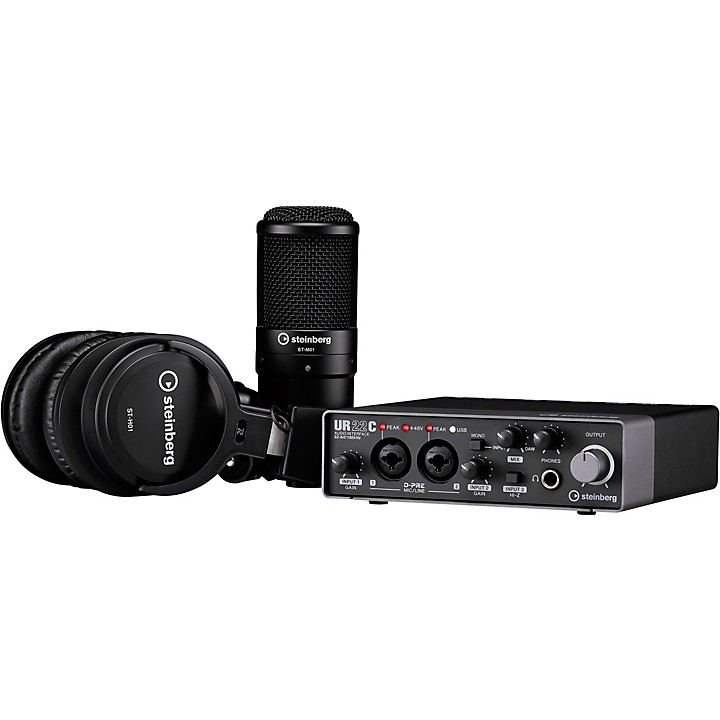 Steinberg UR22C Recording Pack With 2 In/2 Out USB 3.0 Type-C 