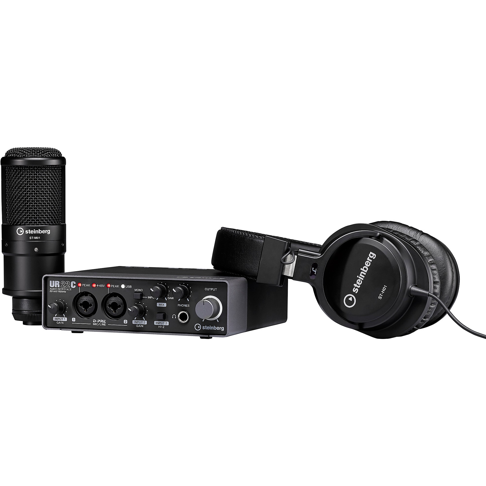 Steinberg UR22C Recording Pack With 2 In/2 Out USB 3.0 Type-C 