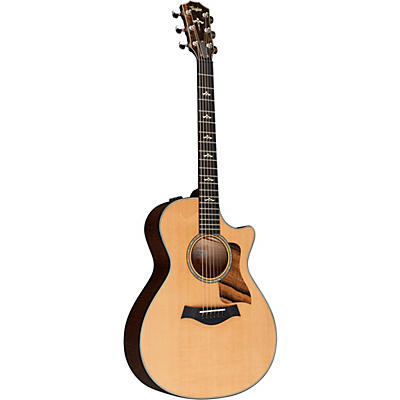 Taylor 612Ce V-Class Grand Concert Acoustic-Electric Guitar Natural for sale