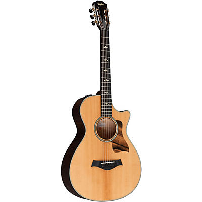 Taylor 612Ce V-Class 12-Fret Grand Concert Acoustic-Electric Guitar Natural for sale