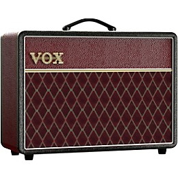 Open Box VOX AC10C1 Limited-Edition Two-Tone 10W 1x10 Tube Guitar Combo Amp Level 2 Black and Red 194744162428