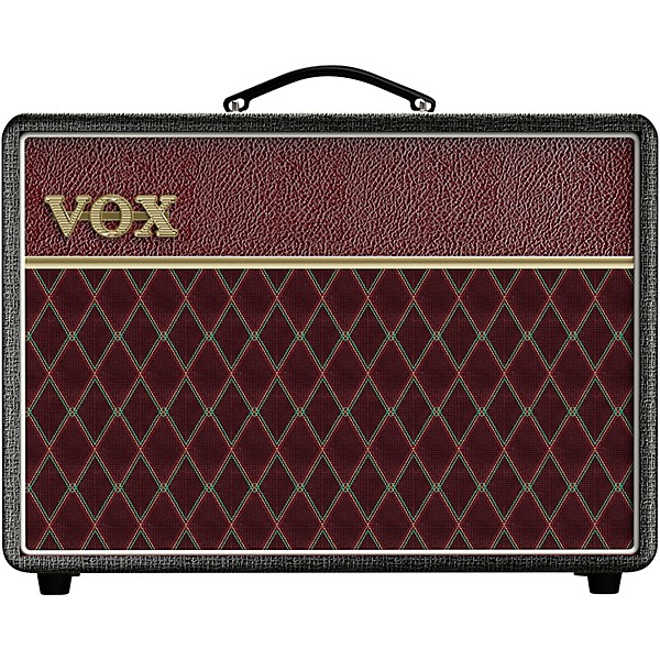Open Box VOX AC10C1 Limited-Edition Two-Tone 10W 1x10 Tube Guitar Combo Amp Level 2 Black and Red 194744162428