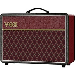 Open Box VOX AC10C1 Limited-Edition Two-Tone 10W 1x10 Tube Guitar Combo Amp Level 2 Black and Red 194744162428