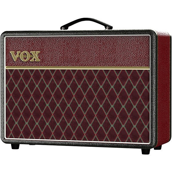 Open Box VOX AC10C1 Limited-Edition Two-Tone 10W 1x10 Tube Guitar Combo Amp Level 2 Black and Red 194744162428