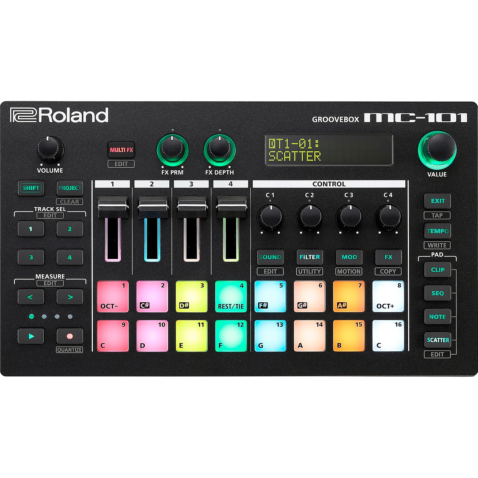 Roland MC-101 GROOVEBOX | Guitar Center