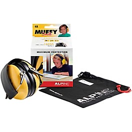 Alpine Hearing Protection Muffy Smile Yellow Protective Headphones