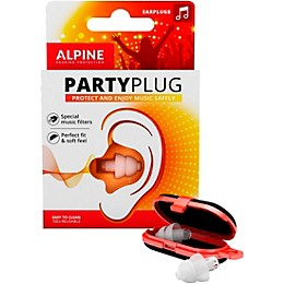 Alpine Hearing Protection PartyPlug Earplugs Transparent