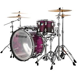 Ludwig Vistalite Zep Set 5-Piece Shell Pack With LM402 Snare Drum Purple