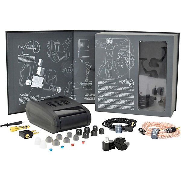 CTM DVS-U09 Da Vinci Series IX In-Ear Monitors Black