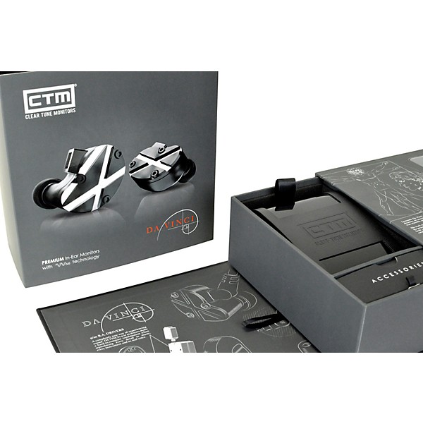 CTM DVS-U09 Da Vinci Series IX In-Ear Monitors Black