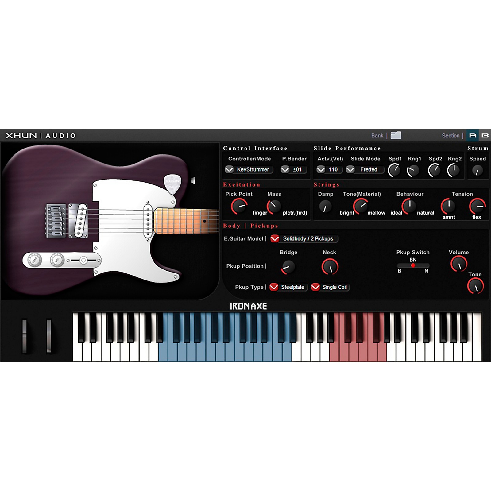 XHUN Audio IronAxe Virtual Guitar (Download) Guitar Center