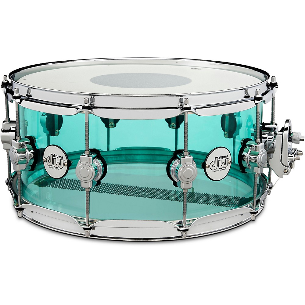 Dw Design Series Acrylic Snare Drum 14 X 6.5 In. Sea Glass