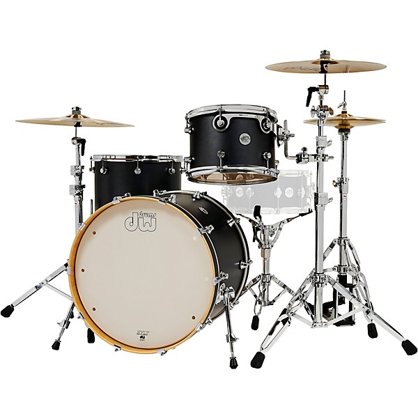 Open Box DW Design Series 3-Piece Shell Pack Level 1 Iron Satin Metallic