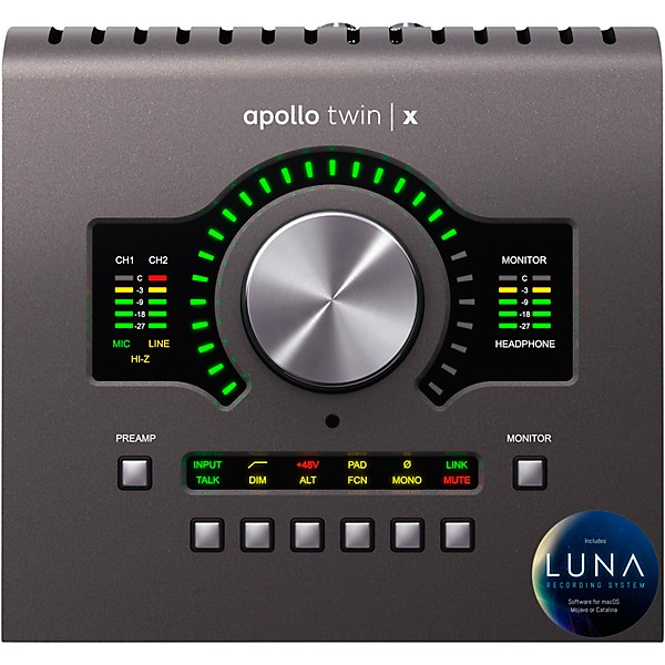 Clearance Universal Audio Apollo Twin X QUAD Thunderbolt 3 Audio Interface