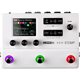 Open Box Line 6 HX Stomp Limited Edition Multi-Effects Pedal Level 1 White