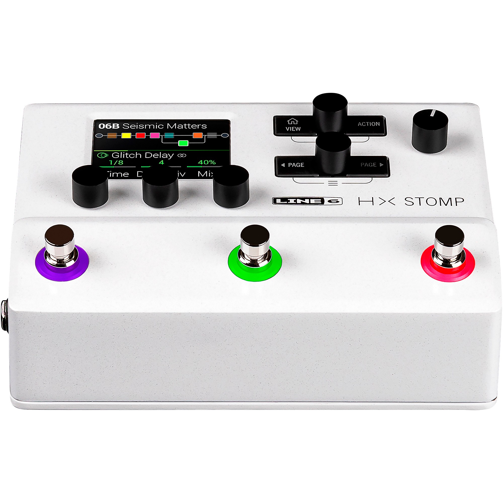 Line 6 HX Stomp Limited-Edition Multi-Effects Pedal White | Guitar 