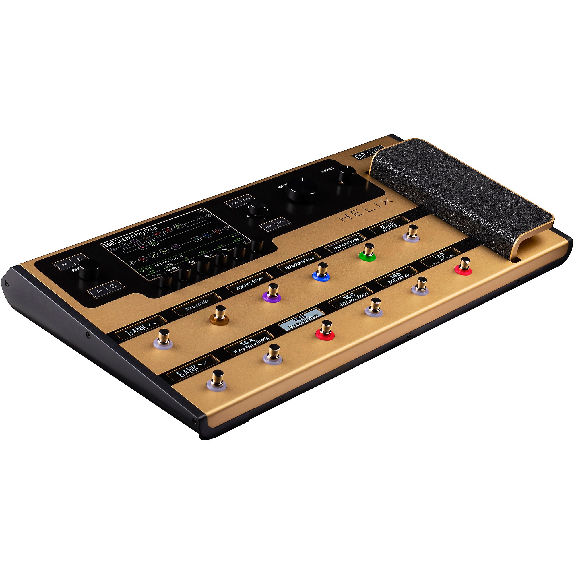 Line 6 Helix Limited-Edition Multi-Effects Guitar Pedal Gold
