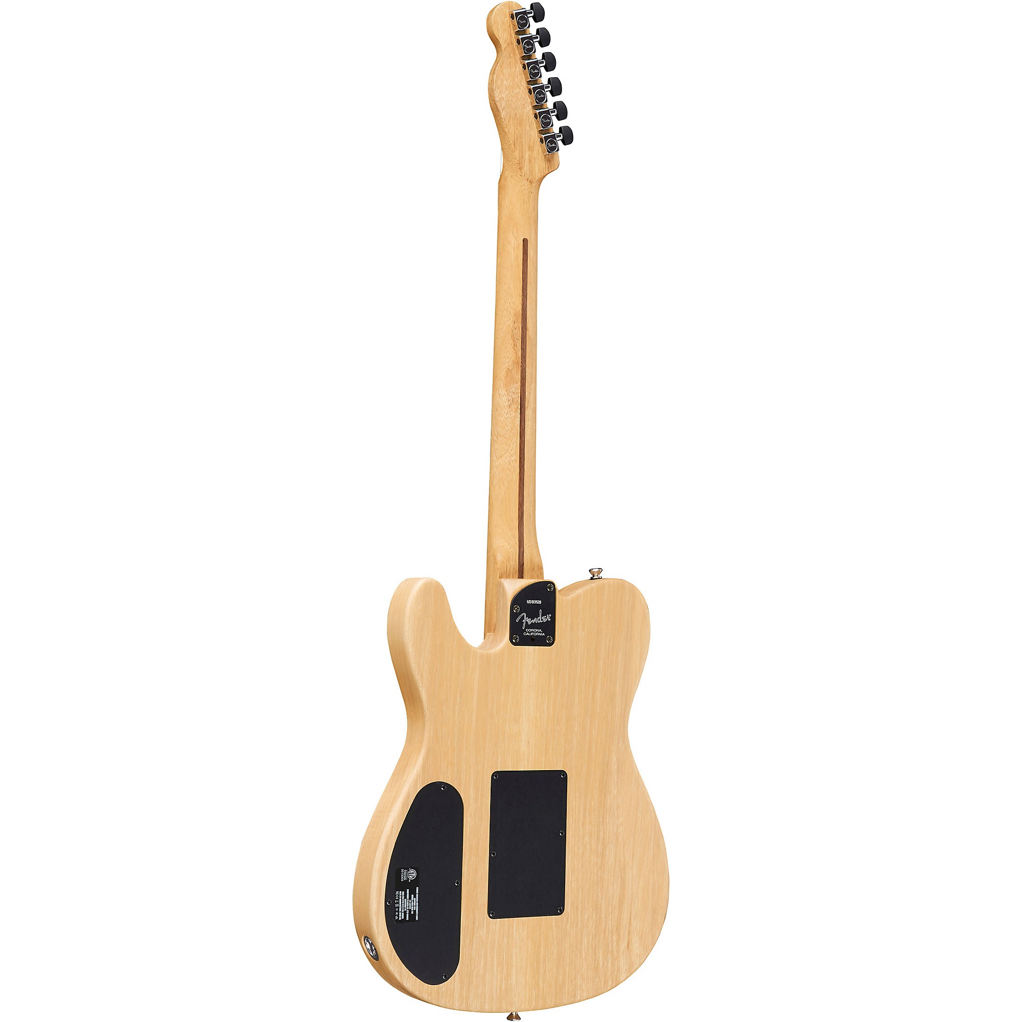 Platinum Fender Acoustasonic Telecaster Exotic Wood Acoustic