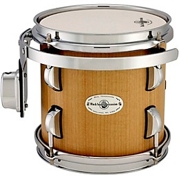 Black Swamp Percussion Figured Anigre Concert Tom Set with Stand 6 and 8 in. Figured Anigre