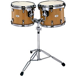 Black Swamp Percussion Figured Anigre Concert Tom Set with Stand 13 and 14 in. Figured Anigre