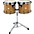 Black Swamp Percussion Figur... Black Swamp Percussion Figured Anigre Concert Tom Set with Stand 15 and 16 in. Figured Anigre