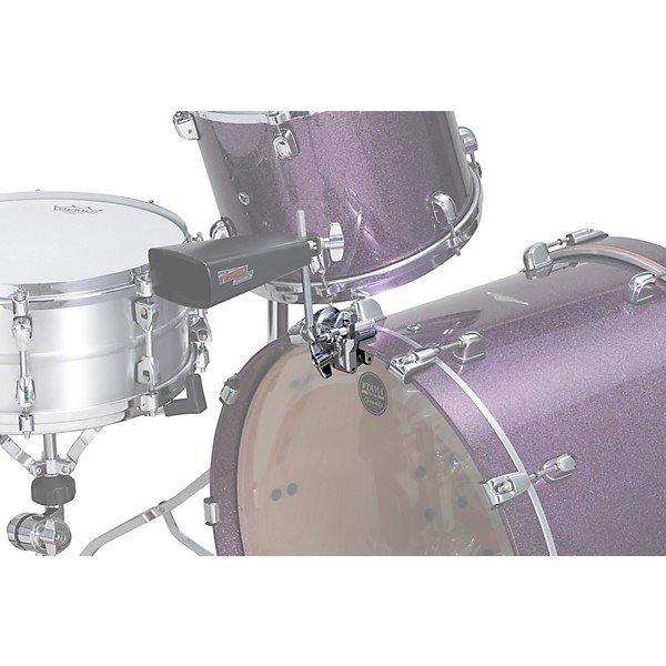 TAMA Cowbell Holder on Bass Drum