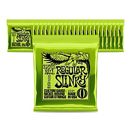 Ernie Ball 2221 Nickel Regular Slinky Electric Guitar Strings - 24 Pack