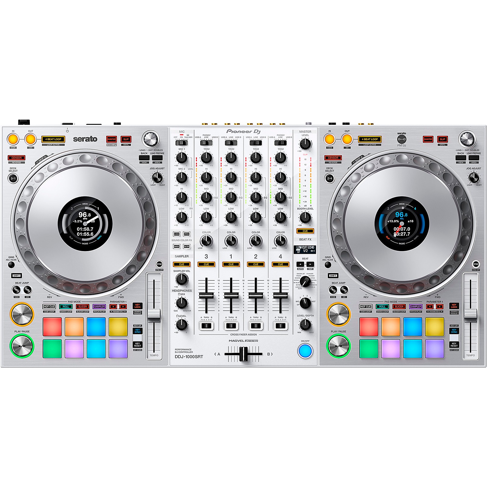 Restock Pioneer DJ DDJ-1000SRT-W Limited Edition White Controller 