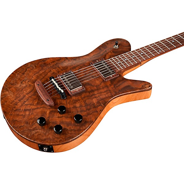 Fodera Guitars Imperial Custom Electric Guitar Walnut Burl