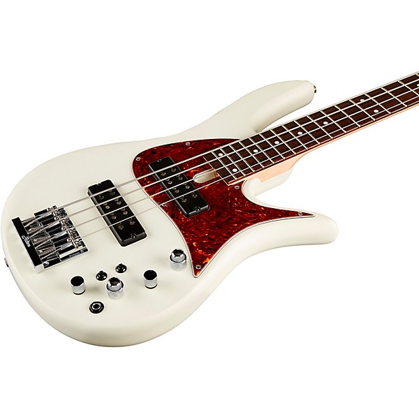 Fodera Guitars Monarch 4 Standard Classic Electric Bass Olympic White