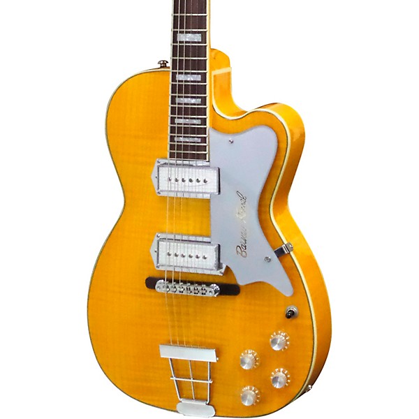 Kay Vintage Reissue Guitars Barney Kessel Gold "K" Signature Series Pro Electric Guitar Natural Blonde