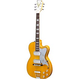 Kay Vintage Reissue Guitars Barney Kessel Gold "K" Signature Series Pro Electric Guitar Natural Blonde