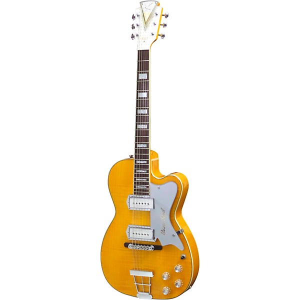 Kay Vintage Reissue Guitars Barney Kessel Gold "K" Signature Series Pro Electric Guitar Natural Blonde