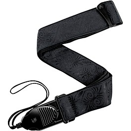 D'Addario Acoustic Quick-Release Guitar Strap, Black Swirls Black 2 in.