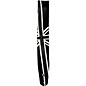 D'Addario Premium Leather Guitar Strap, Union Jack Black and White 2.5 in.
