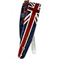 D'Addario Premium Leather Guitar Strap, Union Jack Red and White 2.5 in. thumbnail