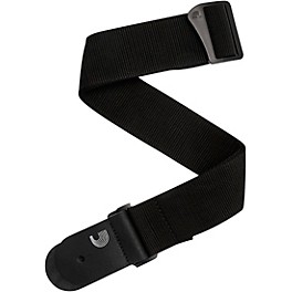 D'Addario Black Polypropylene Guitar Strap Black 2 in.