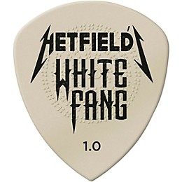 Dunlop White Fang James Hetfield Signature Picks 1.0 mm 6 Pack