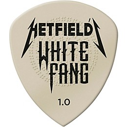 Dunlop White Fang James Hetfield Signature Picks 1.0 mm 24 Pack