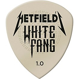 Dunlop White Fang James Hetfield Signature Picks 1.14 mm 6... Dunlop White Fang James Hetfield Signature Picks 1.0 mm 24 Pack