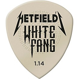 Dunlop White Fang James Hetfield Signature Picks 1.14 mm 6... Dunlop White Fang James Hetfield Signature Picks 1.14 mm 6 Pack