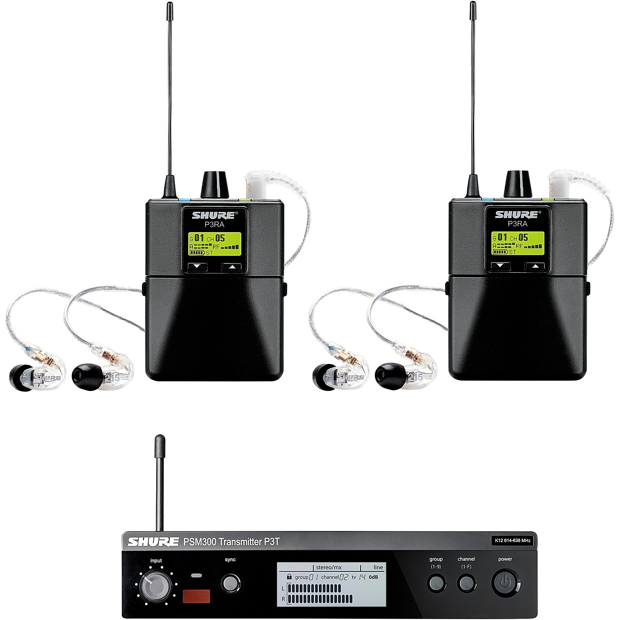 Shure PSM 300 Twin Pack Pro Band G20 | Guitar Center