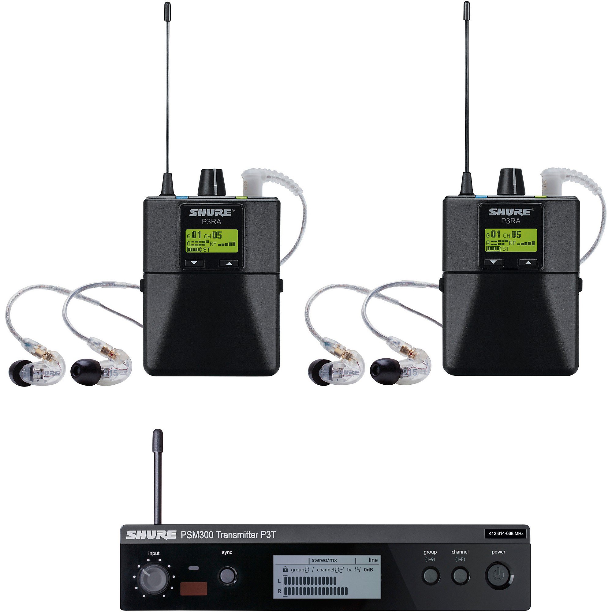Shure PSM 300 Twin Pack Pro Frequency H20 | Guitar Center