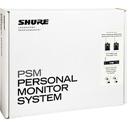 Open Box Shure PSM 300 TwinPack Pro Level 1 Frequency H20