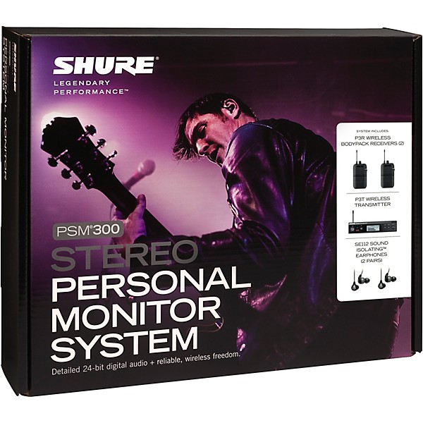 Open Box Shure PSM300 Twin Pack Level 1 Band J13