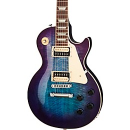 Gibson Les Paul Traditional Pro V AAA Flame Top Electric Guitar Blueberry Burst