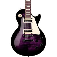 Gibson Les Paul Traditional Pro V AAA Flame Top Electric Guitar Dark Purple Burst