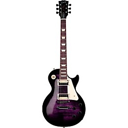 Gibson Les Paul Traditional Pro V AAA Flame Top Electric Guitar Dark Purple Burst