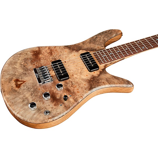 Fodera Guitars Monarch P90 2 Electric Guitar Clear Satin Finish